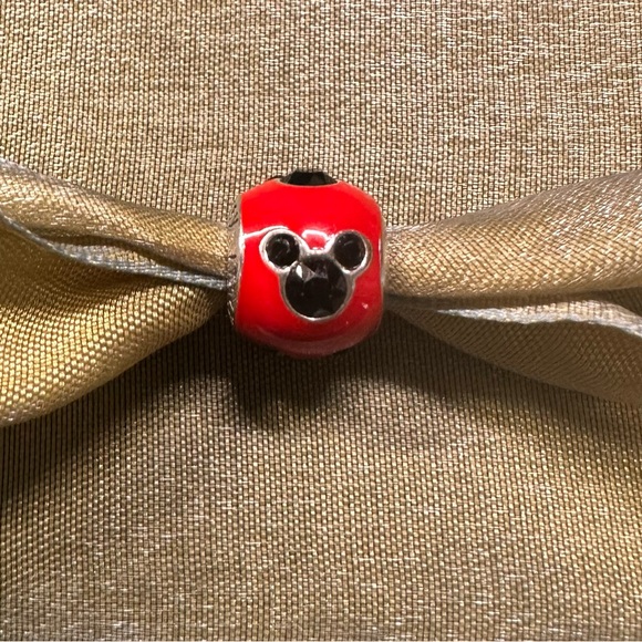 Mickey Mouse charm with jewels as Mickey head - Picture 2 of 5